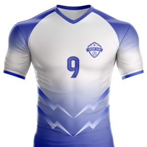 Sublimación Ropa de fútbol Camiseta de fútbol de calidad tailandesa personalizada Conjunto de fútbol transpirable Uniformes de fútbol de manga corta - Product Image 5