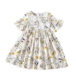 Mini vestido transpirable ecológico de verano de talla grande de diseño único para niñas de 6 a 11 años, fiesta sostenible al por mayor para mujeres - Product Image 1