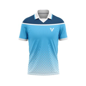 100% RECYCLE POLYESTER sublimé hommes séchage rapide Golf Polo chemise Cool sec homme Polo t-shirt Tennis Polo col chemises OEM - Product Image 1