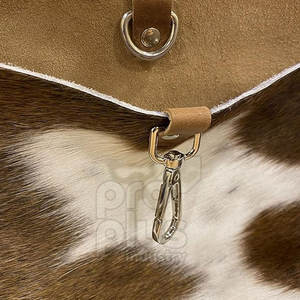 Bolso de Mano de Cuero Vacuno Genuino de Último Diseño para Mujer, Bolso de Hombro de Cuero Vacuno de Moda de Lujo - Product Image 4