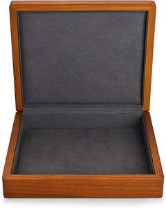 <b>Wooden</b> Jewelry Box Spacious Design Customized Size Brown Finish for Organizing Rings Earrings Accessories-Durable Stylish - Product Image 3