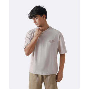 เสื้อยืดผู้ชายผ้าฝ้าย 100% - เนื้อผ้านุ่มและไม่เป็นขุย ผู้ผลิตขายส่ง - Product Image 1