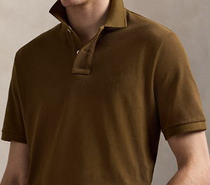 200g Premium Polo Shirt Blanc Uni Brodé Golf Polos Revers Col Haut Conception Personnalisée - Product Image 5