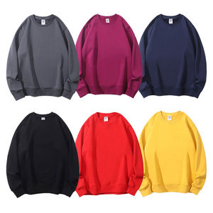 Sudadera de poliéster/algodón pesado para hombre, jersey de talla grande con nuevo diseño, estampado bordado, ropa de invierno teñida lisa - Product Image 1