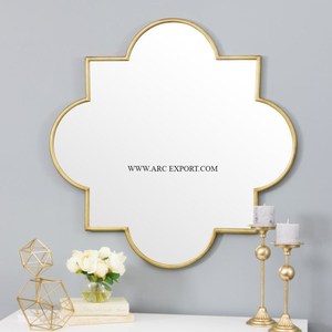 Espejo de pared de baño vintage Calidad Premium Forma cuadrada Flor Lujo Nuevo aspecto Patrón Espejo de decoración de pared al mejor precio - Product Image 4