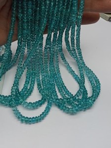 อะพาไทต์สีฟ้าธรรมชาติ ขนาด 4 มม.-5.50 มม. รูปทรงกลมเรียบ คุณภาพสูง เหมาะสำหรับทำเครื่องประดับหรูหรา และเป็นของขวัญ - Product Image 5