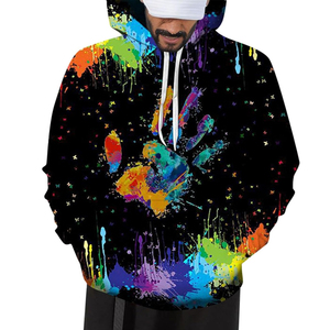 Léger 100 pour cent Polyester hommes pull à capuche décontracté meilleure qualité nouvelle mode impression par sublimation pour l'hiver - Product Image 2