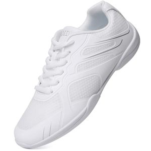 Zapatos <span class=keywords><strong>de</strong></span> Cheerleading <span class=keywords><strong>de</strong></span> Alta Intensidad para Mujer, Parte Superior <span class=keywords><strong>de</strong></span> Cuero Vacuno, Suela <span class=keywords><strong>de</strong></span> Goma, Forro <span class=keywords><strong>de</strong></span> Algodón, Soporte Extremo para Acrobacias y Gimnasia - Product Image 1