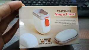 กล่องสบู่แบบพกพาสำหรับเดินทางที่ใส่ฝักบัวพลาสติกผิวเกล็ดน้ำแข็งระบายอากาศได้เป็นมิตรกับการเดินทาง - Product Image 6