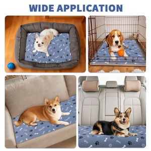 Köpekler ve kediler için 18 "X24" yıkanabilir çiş pedleri-süper emici kullanımlık yavru eğitim pedleri-su geçirmez sızdırmaz - Product Image 5