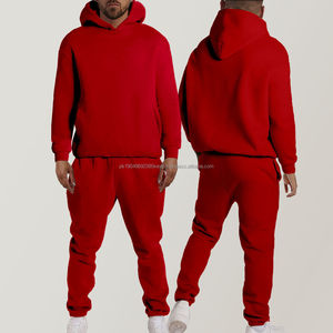 ชุดวอร์มกีฬาแบบเรียบง่ายพร้อมโลโก้และดีไซน์ตามสั่งสำหรับผู้ชาย ราคาถูก ชุดสเวตสูทสีเขียว เสื้อฮู้ดดี้และกางเกงขายาวสำหรับผู้ชาย - Product Image 3