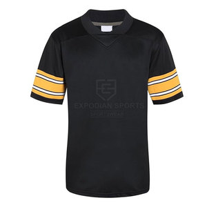 Ropa Deportiva de Equipo, Jersey de Fútbol Americano, Transpirable, de Secado Rápido, Manga Corta, Personalizable, Hecho en Pakistán - Product Image 1