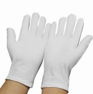 Gants de travail en coton blanc bon marché en fil de coton tricoté de calibre 10 - Product Image 4