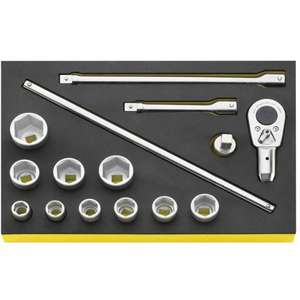 Juego de Llaves de Trinquete Stahlwille de 3/4'' con Inserto TCS, 17 Piezas y Accesorios - Product Image 1
