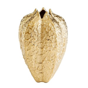 Modern Table Top Best Selling Flower <b>Vase</b> <b>Gold</b> Plated Aluminium With Custom Design for Home & Garden Decoration - Product Image 1