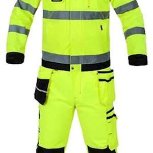 Uniforme de trabajo de seguridad con logotipo personalizado, OEM y ODM, suministro directo de fábrica, uniformes de trabajo industriales de manga larga con logotipo personalizado - Product Image 3