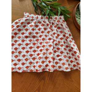 Conjunto de Top Halter y Shorts Fintastic, Falda Casual de Gasa, Logotipo Personalizado, Corte Ajustado, Colección Primavera/Verano, Transpirable, Estampado de Peces - Product Image 5