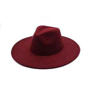 Plain Dyed Fedora <b>Hats</b> Unisex Wholesale Poly Cotton Fedora <b>Hats</b> <b>Womens</b> Wide Brim Fedora <b>Hat</b> <b>for</b> <b>Winter</b> Autumn - Product Image 5