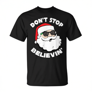 Camiseta de Papá Noel con Gafas de Sol, No Dejes de Creer - Producto Promocional - Product Image 2