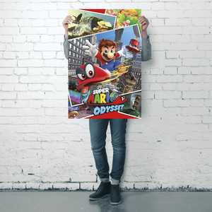 Póster de lienzo de Super Mario Odyssey para decoración de pared - Product Image 3