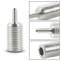 Adaptateur de pommeau de vitesse en aluminium CNC pour volants de simulation de course Logitech (G29/G923), filetage M12x1.25, simulateur de course, accessoire de jeu