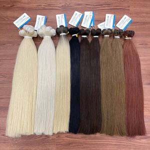 Luxe teint Remy couleur trame cheveux Extensions vietnamien cheveux humains Double dessiné Machine à coudre trame de cheveux - Product Image 1