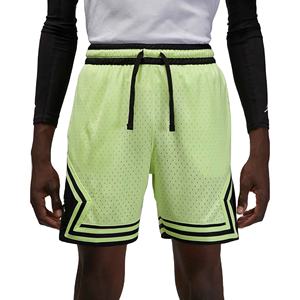 Pantalones Cortos de Baloncesto Verde Neón Personalizados con Ribete Negro, Tejido de Malla Transpirable, Cintura Elástica, para Entrenamiento Atlético y Juego - Product Image 1