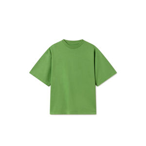 Camiseta informal de verano para hombre de alta calidad, Media manga con cuello redondo, 180g, corte corto y holgado, camiseta de moda para hombre con cuello redondo para jóvenes - Product Image 1