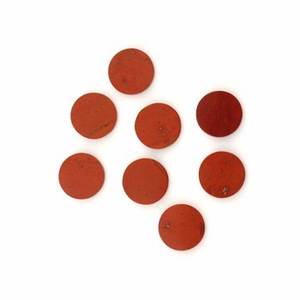 Pierres précieuses plates en vrac en gros de pièce de jaspe rouge naturel de haute qualité de 12mm pour la fabrication de bijoux calibrées par le fournisseur - Product Image 2