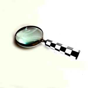 Round <b>Magnifying</b> Brass Frame <b>Glass</b> With Resin Wooden Horn and Bone Handle Manufactured - Product Image 4