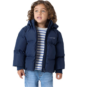 Chaqueta de Invierno para Niños Pequeños, Unisex, Informal, Transpirable, Cortavientos, con Capucha Desmontable, Chaqueta Acolchada para Bebés - Product Image 5