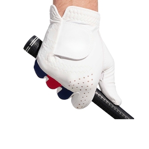 Gants de golf en cuir véritable Cabretta blanc de qualité supérieure pour hommes, tissu respirant avec logo personnalisé, équipement de sport à bas prix - Product Image 5
