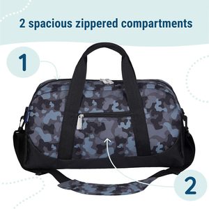 Bolsa de deporte y gimnasio de alta capacidad de camuflaje personalizada, bolsa de viaje urbana ligera para exteriores con diseño sólido a prueba de agua - Product Image 5