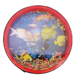 Ocean Wave Drum 8/10/14 pulgadas Sea Wave Pandereta Orff Instrumento de percusión Instrumento musical - Product Image 6