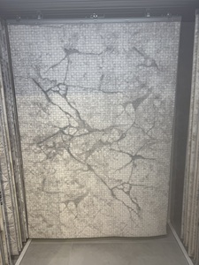 Nuevas alfombras orientales tejidas de poliéster hechas a máquina: reversibles y de pila baja para uso en la sala de oración del hotel en el hogar - Product Image 5