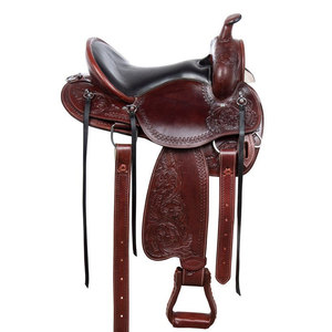 Riding Lessons And Jumping <b>Practice</b> Durable Horseback Riding Saddle With Soft <b>Padding</b> And Strong Buckle Support - Product Image 1