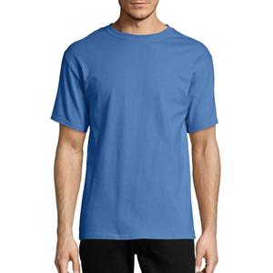 T-shirt décontracté en tricot pour homme, 100 % coton de haute qualité, personnalisable avec logo imprimé, manches courtes, exporté directement - Product Image 5