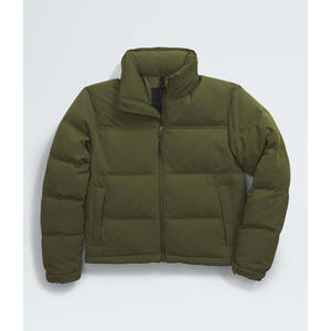 Veste bouffante en toile personnalisée pour hommes de haute qualité, respirante, coupe-vent, col montant réversible, revêtement teint en plaine pour l'hiver - Product Image 2