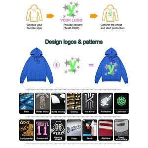 Sudadera con Capucha de Moda, 420 Gramos, Color Plateado, 100% Algodón, Forro Polar Grueso, Logotipo Bordado, Personalizable ODM para Invierno - Product Image 5