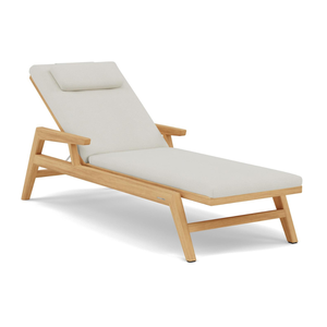 Mobilier d'extérieur Chaise longue Chaise longue Chaises longues pour piscine Matériau en bois de teck - Product Image 1