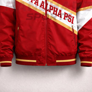 Veste coupe-vent élégante, look tendance, fraternité Kapa Alpha Psi, meilleur vêtement grec, durable, coupe-vent professionnel Kapa Alpha Psi, grec - Product Image 2
