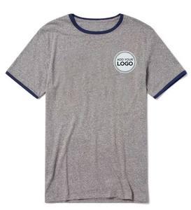 เสื้อยืดสีเทาเฮเทอร์เสื้อยืดผ้าฝ้ายริงเกอร์100% เสื้อยืดผ้าฝ้ายริงสปิน100% เสื้อยืดผ้าฝ้าย - Product Image 1