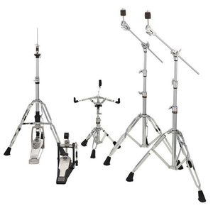 Kit de herrajes Yamaha Serie 800 de 5 piezas HW880, diseñado para bateristas que necesitan alta estabilidad y durabilidad. - Product Image 1