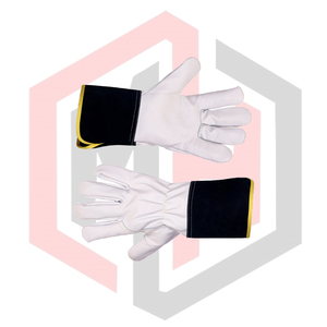 Gants de soudage résistants aux déchirures, anti-coupures, résistants à la chaleur, en cuir pour pompiers, gants de travail robustes, en cuir de vachette 11 oz - Product Image 6