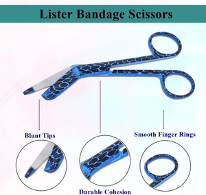 Ciseaux de serrage à bord lisse et dentelé en acier inoxydable de qualité industrielle pour électricien, 16,5 cm, instruments chirurgicaux - Product Image 2