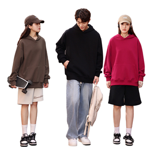 Sudaderas básicas en blanco sin estiramiento de punto para hombre, sudaderas con capucha con LOGOTIPO personalizado, Slim Fit, cálido, anti-pilling, capucha para hombre - Product Image 3