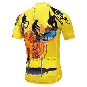 Professional Team Wear Printed <b>Cycling</b> Jersey Shorts Sleeves Customizable 100% Polyester Quick Dry Breathable Sports Wear for - Product Image 2