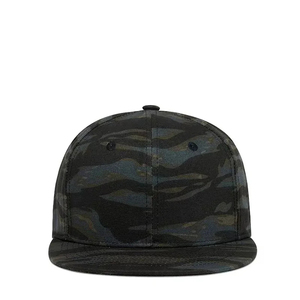 หมวกแก๊ป 6 แผง ลายพรางสีดำ ปี 2026 แบบ Snapback สำหรับทุกเพศ ผลิตจากโพลีเอสเตอร์ทวิล สไตล์สตรีทแฟชั่นลำลอง ปรับขนาดได้สำหรับผู้ใหญ่ 58-60 ซม. - Product Image 2