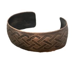 2024 último Tono de cobre Original indio verano puro algodón impreso camisa círculos cobre pulsera joyería para mujer hecha a mano - Product Image 6