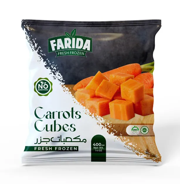 高栄養おいしいIQF冷凍ニンジンキューブ/エジプト冷凍野菜卸売市場価格